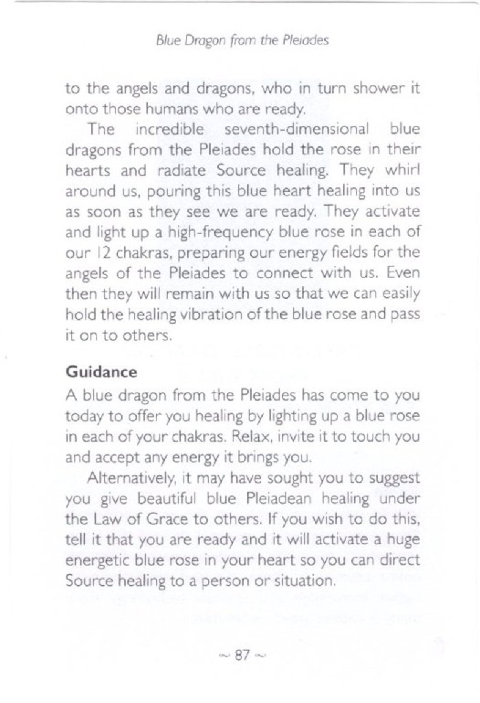 Blue Dragon from the Pleiades image